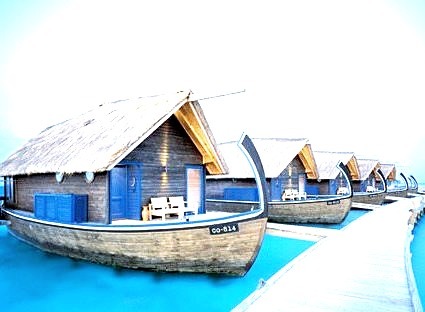 Boat Hotel, Cocoa Island, The Maldives Islands 