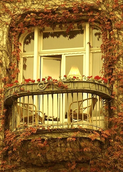 Ivy Balcony, Paris, France 