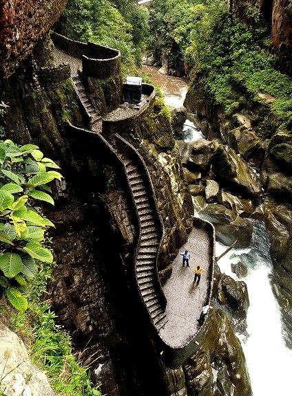 Canyon Steps, Pailon del Diablo, Ecuador 