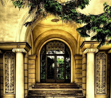 Columned Entryway, Brasov, Romania