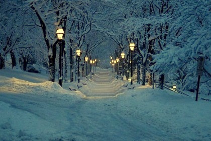 Snowy Night, Bethlehem, Pennsylvania
